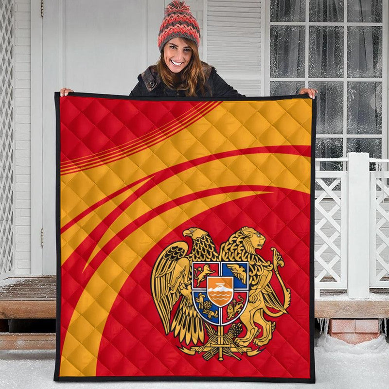 Armenia Coat Of Arms Premium Quilt Cricket RLT8