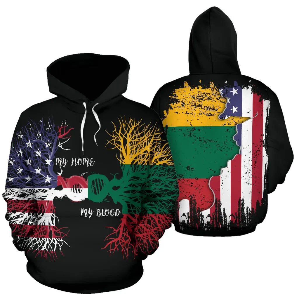 American Grown Lithuania Root DNA Hoodie RLT6