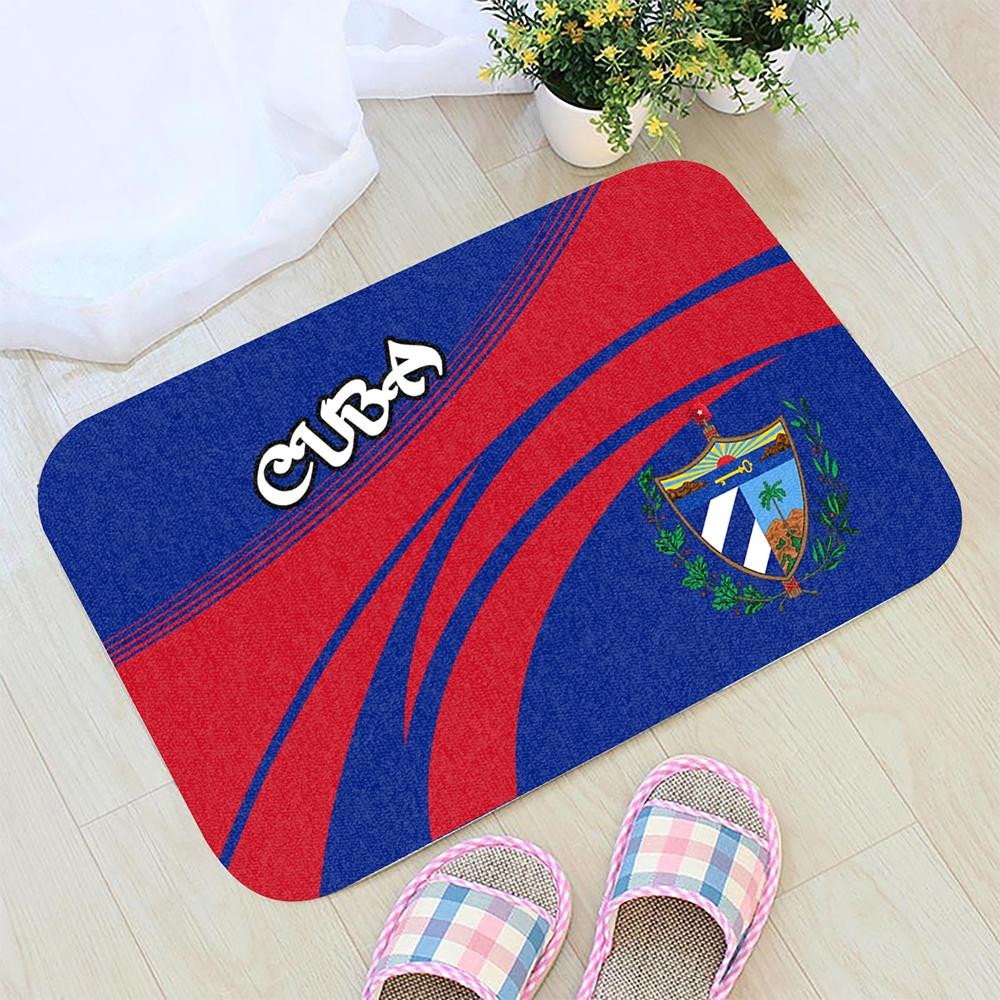 Cuba Coat Of Arms Door Mat Cricket RLT13