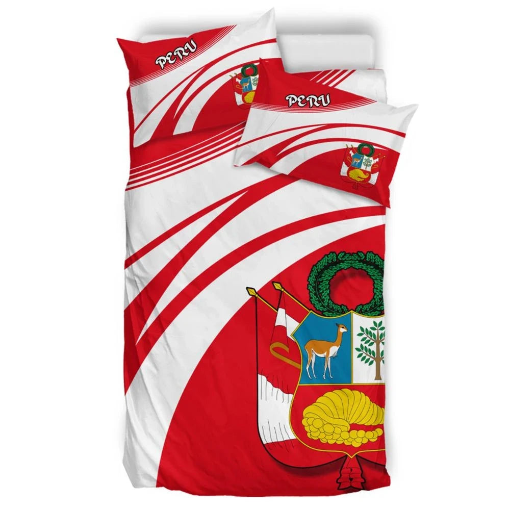 Peru Coat Of Arms Bedding Set Cricket RLT7