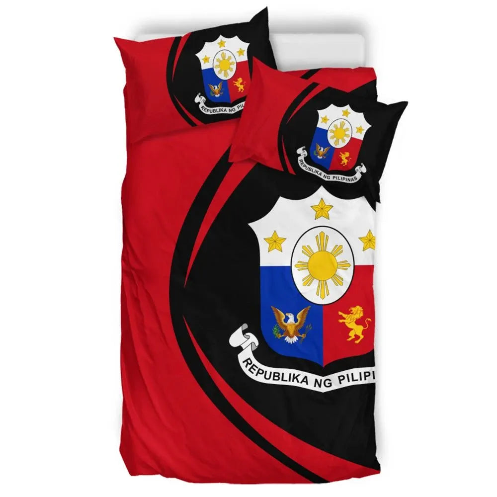 Philippines Flag Coat Of Arms Bedding Set Circle1 RLT6