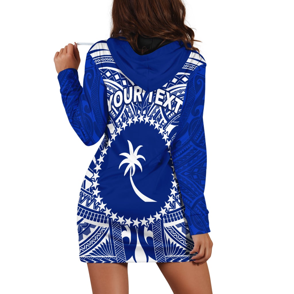(Custom Personalised ) Chuuk Micronesia Hoodie Dress Simple Pattern LT13
