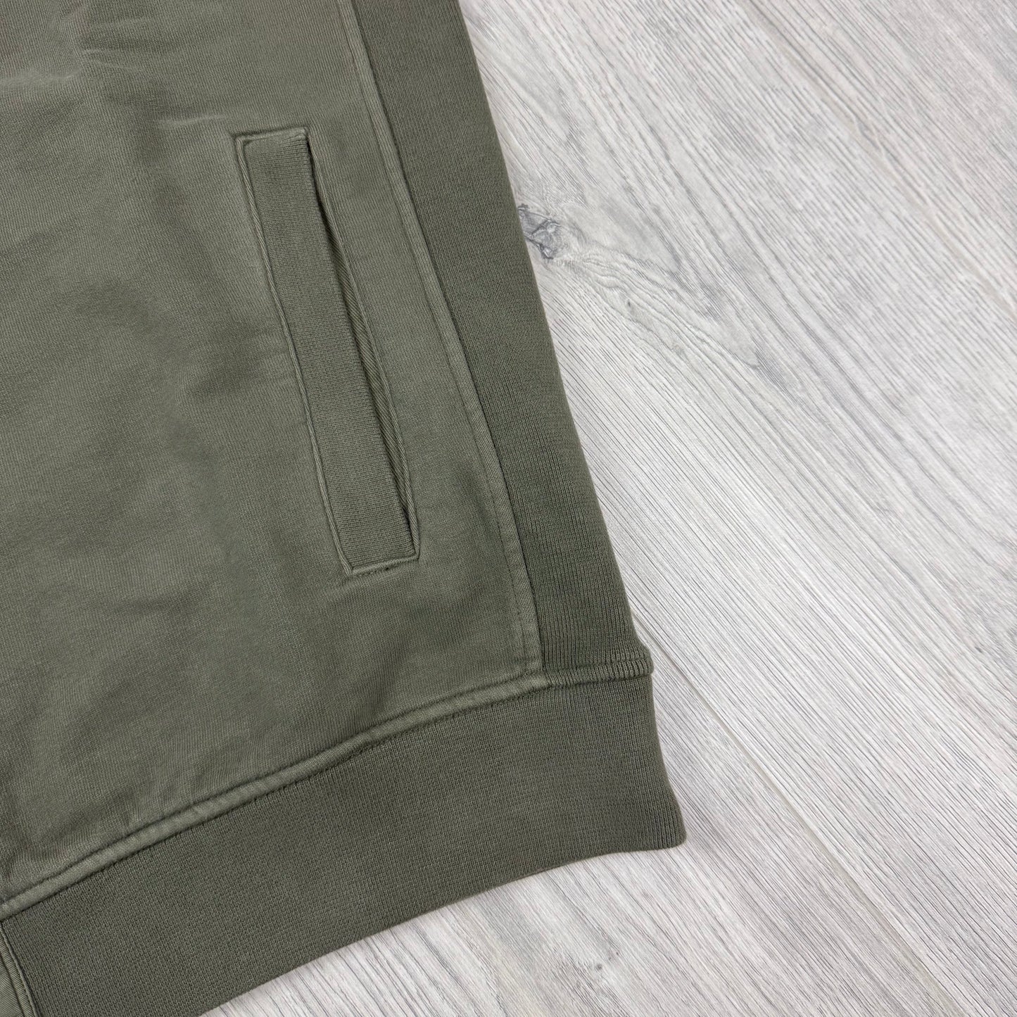 Stone Island Zip Sweatshirt - Military Green