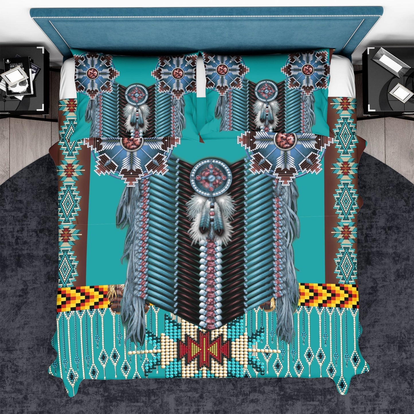 Native American Mandala Thunderbird Bedding Set LT10