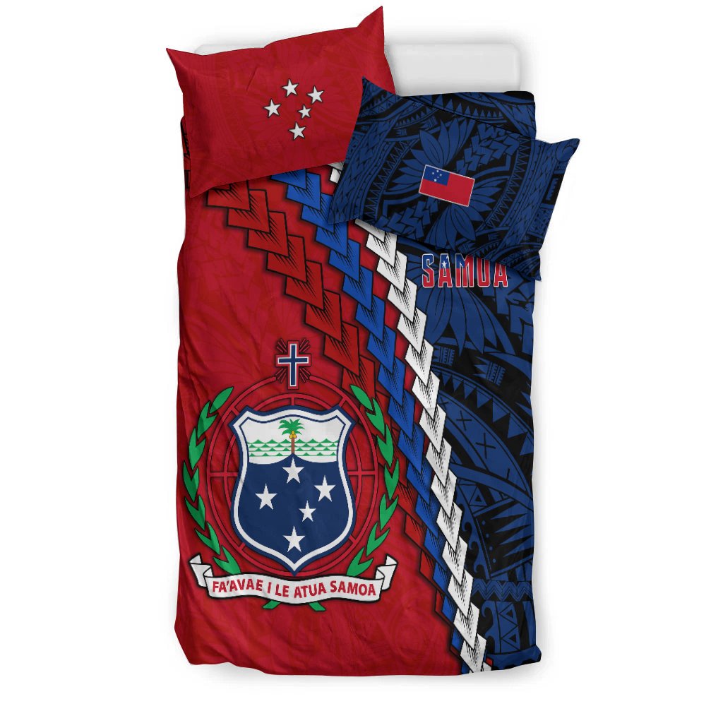 Samoa Polynesian Bedding Set Quotes LT13