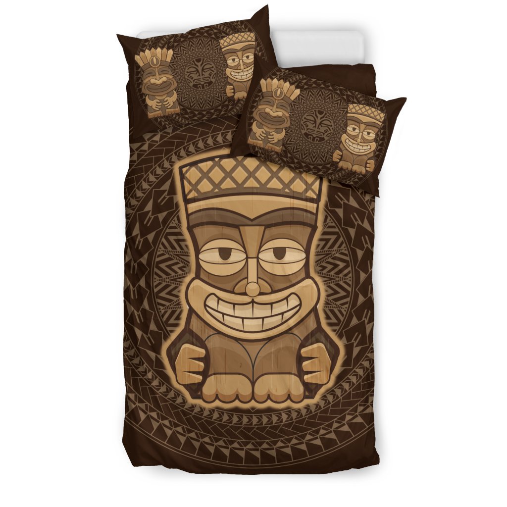 Hawaiian TiKi Funny Polynesian Bedding Set