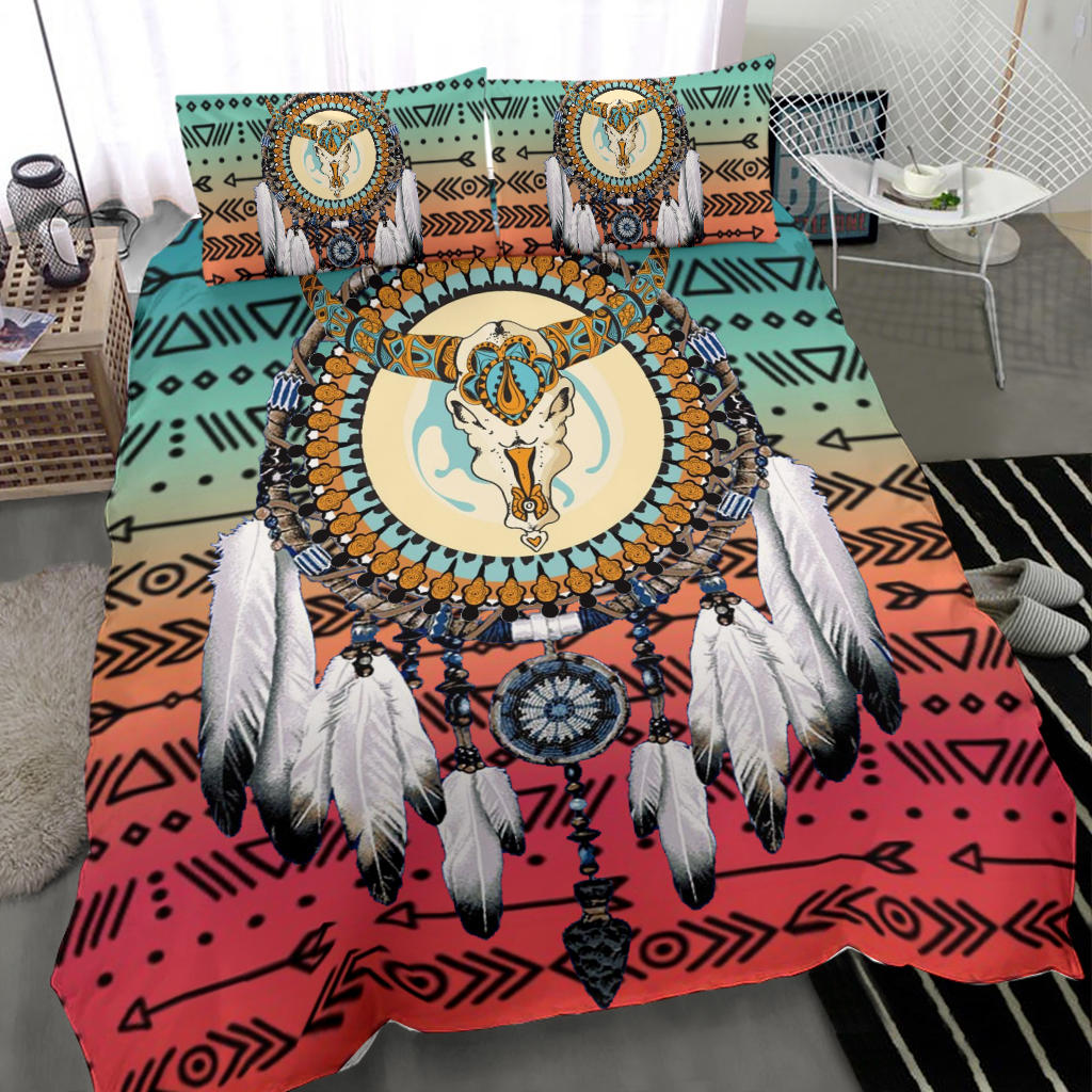 Native American Light Color Patter Arrow Bedding Set LT10