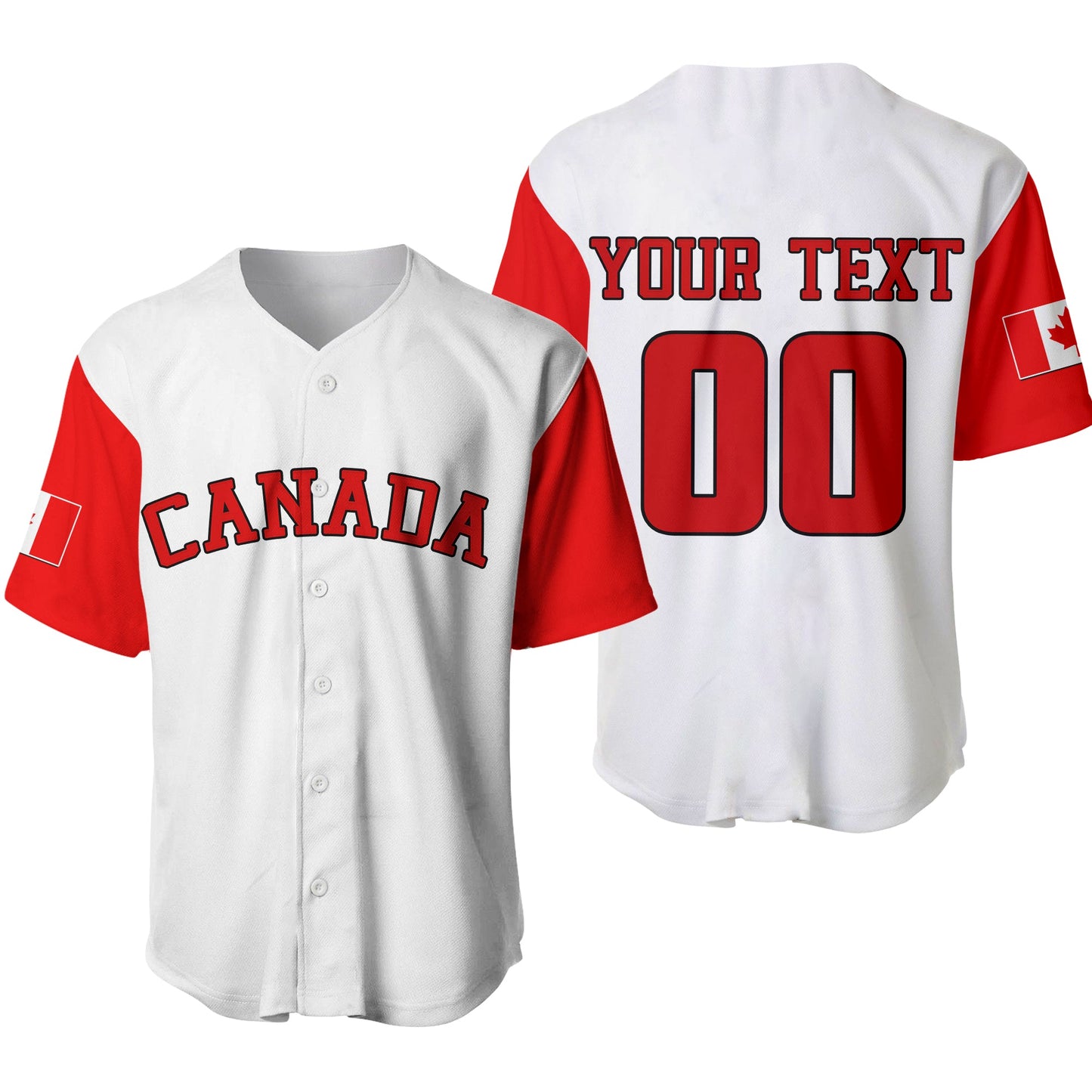 (Custom Personalised And Number) Baseball 2023 Canada Baseball Jersey White Style LT6