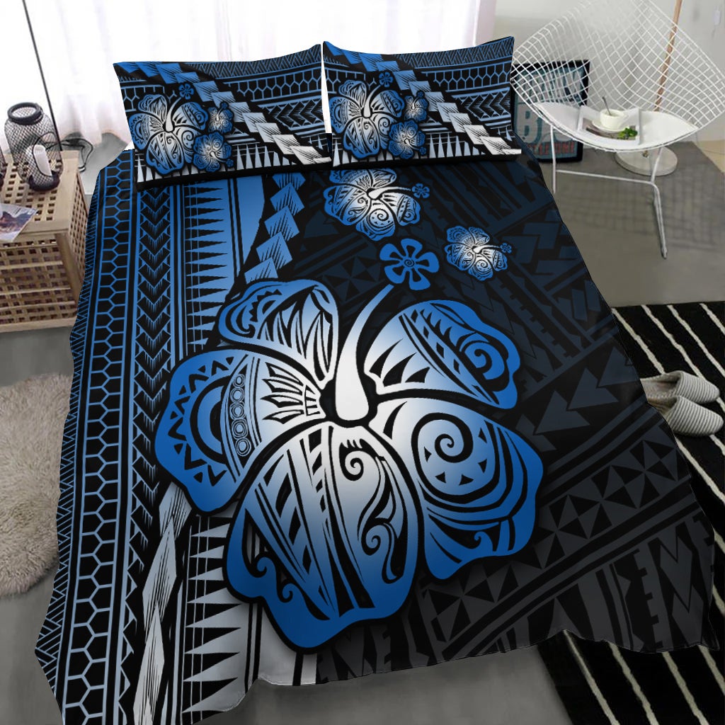Polynesian Hibiscus Bedding Set Hawaiian Style No.5 LT6
