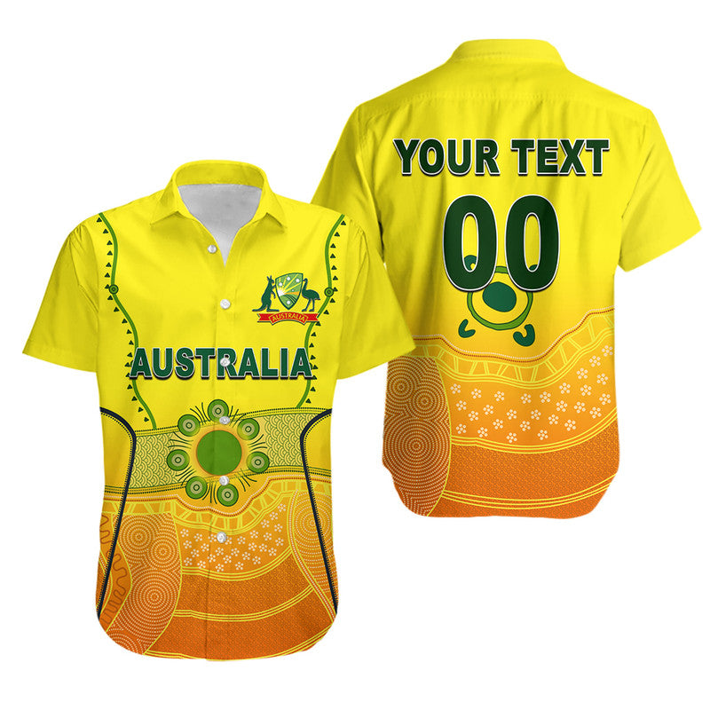 (Custom Personalised And Number) Australia Cricket Jersey 2022 Hawaiian Shirt LT6