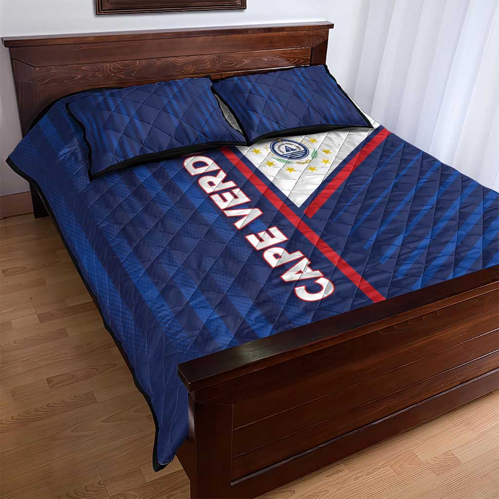 Cape Verde Football Quilt Bed Set Unique Style LT05