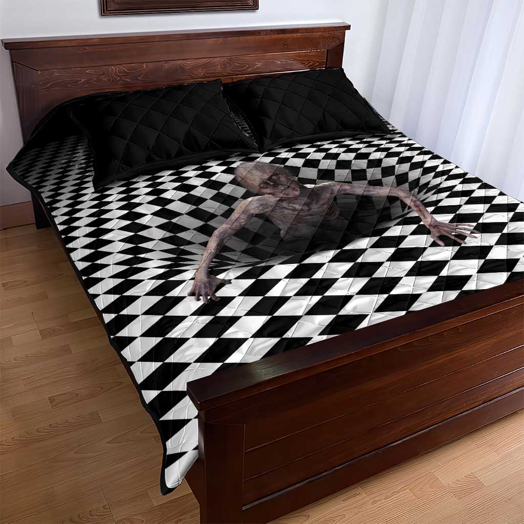 3D Illusion Horror Halloween Quilt Bed Set Horrible Scary Zombie LT05