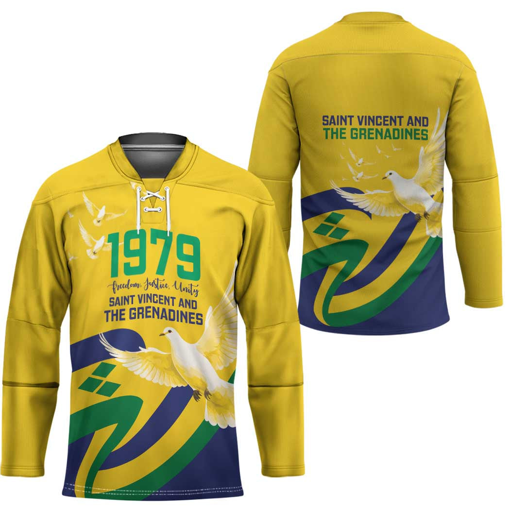 Saint Vincent and the Grenadines Hockey Jersey Gratitude to the Land Pride Since 1979 LT9