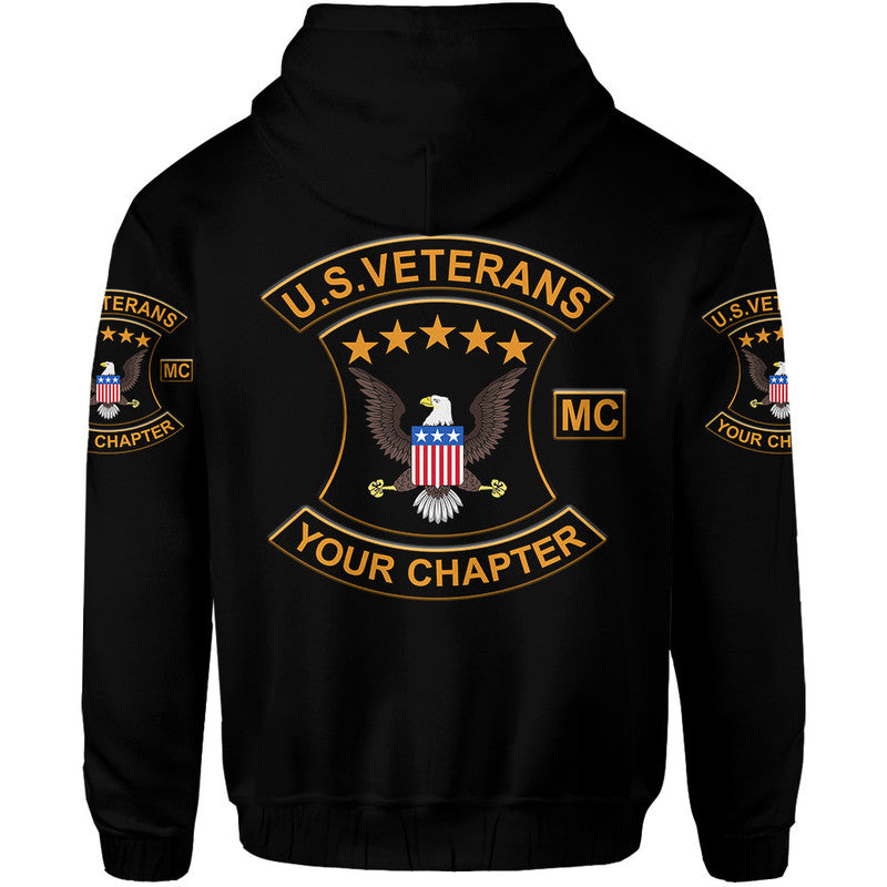 Custom U.S. Veterans Motorcycle Club Hoodie USVMC Simplified Version LT8