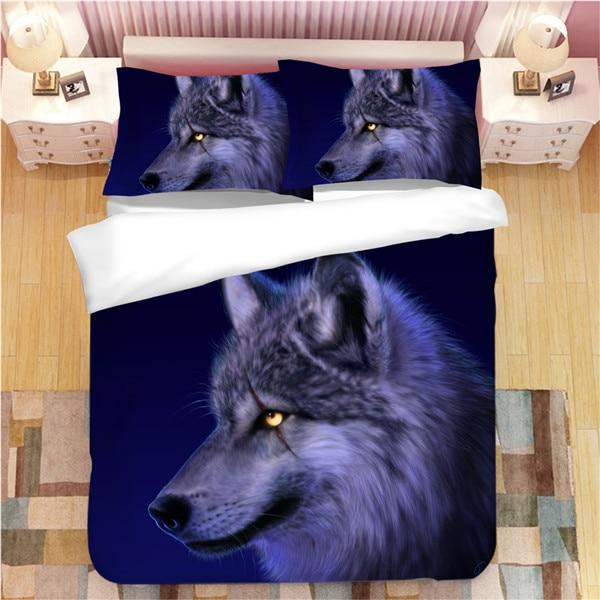 Native American Howling Wolves Under Moonlight Bedding Set LT10