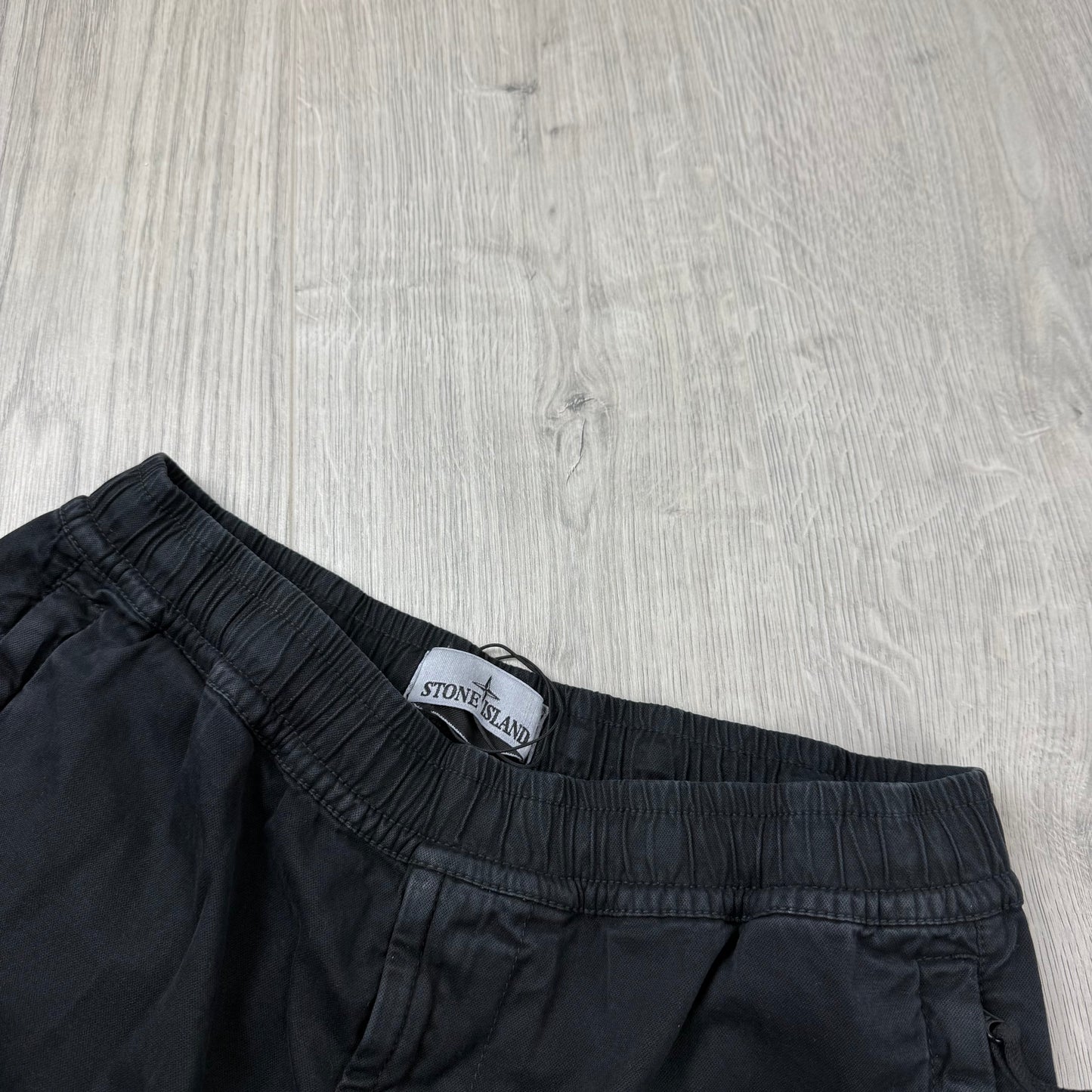 Stone Island Cargo Trousers - Black