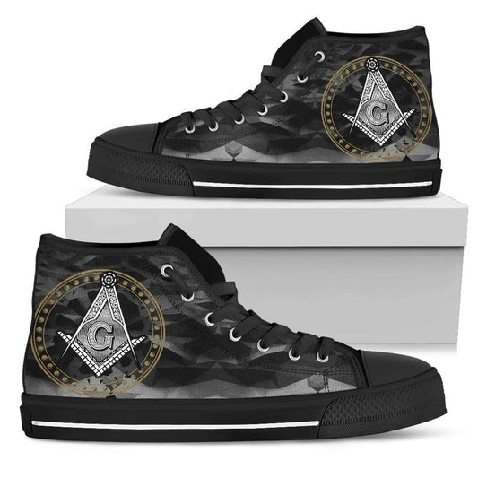 Wonder Print Shop Footwear - Freemasonry High Top 9 Shoes LT10