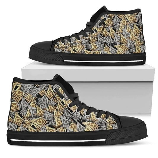 Wonder Print Shop Footwear - Freemasonry 2 High Top Shoes LT10