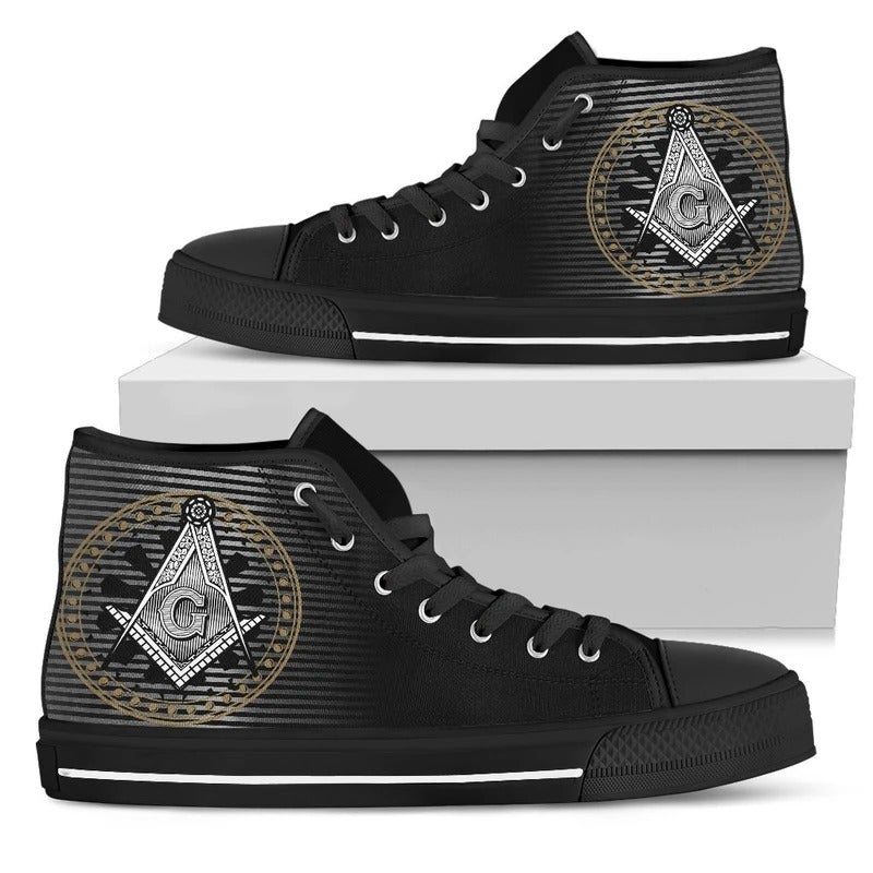 Wonder Print Shop Footwear - Freemasonry High Top 5 Shoes LT10