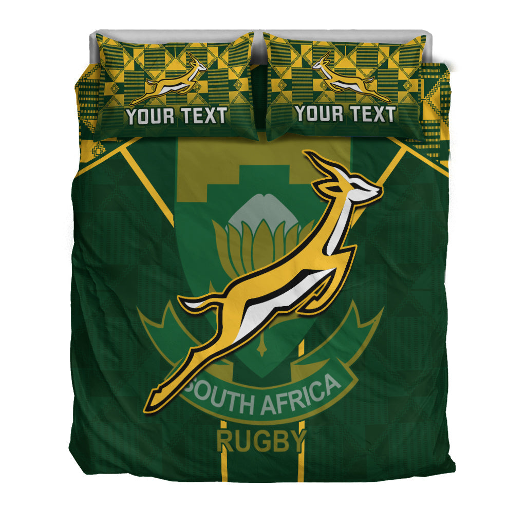 Personalised South Africa Rugby Bedding Set 2023 Go Springboks World Cup LT14