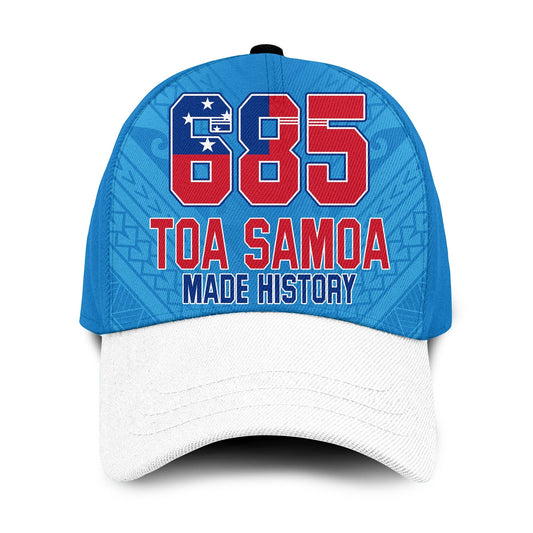 Toa Samoa Rugby Classic Cap Proud 685 Made History Blue Ver.03 LT13