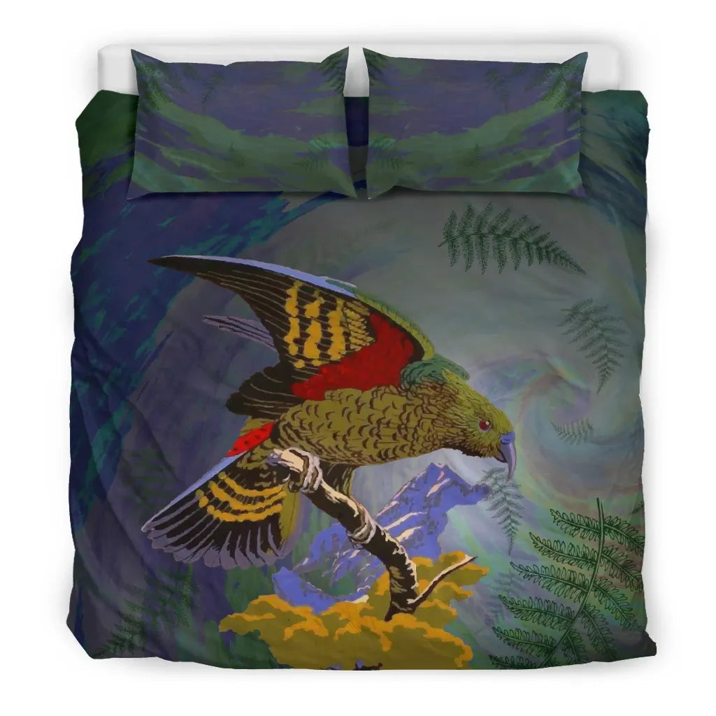 New Zealand Bedding Set Alpine Parrot RLT13
