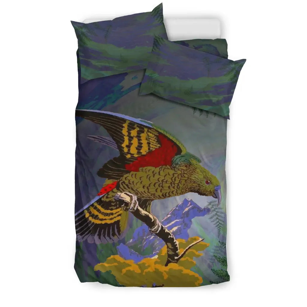 New Zealand Bedding Set Alpine Parrot RLT13