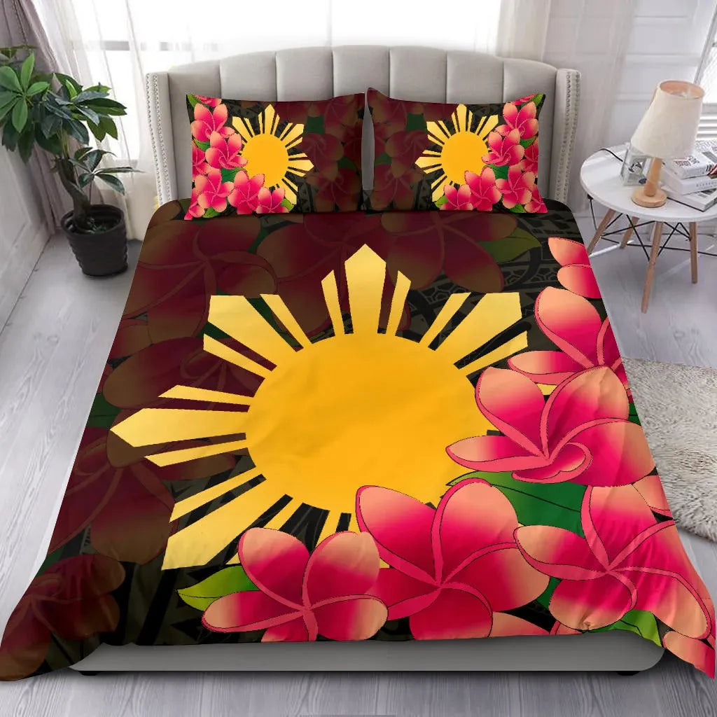Philippines Sun Plumeria Polynesian Bedding Set RLT6