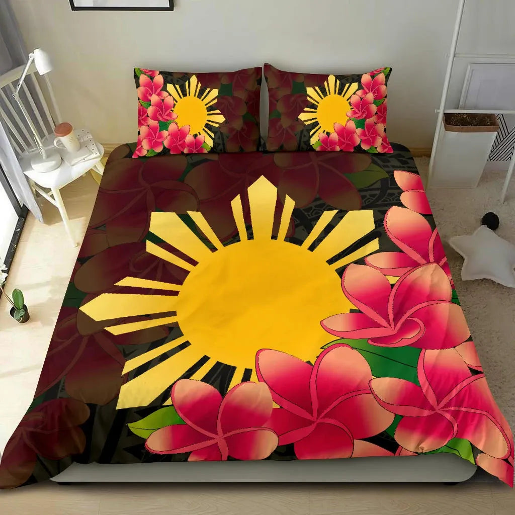 Philippines Sun Plumeria Polynesian Bedding Set RLT6