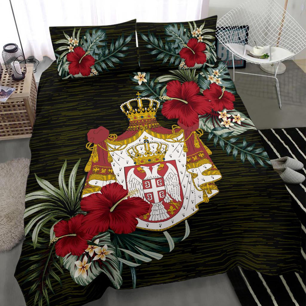 Serbia Bedding Set Special Hibiscus RLT7