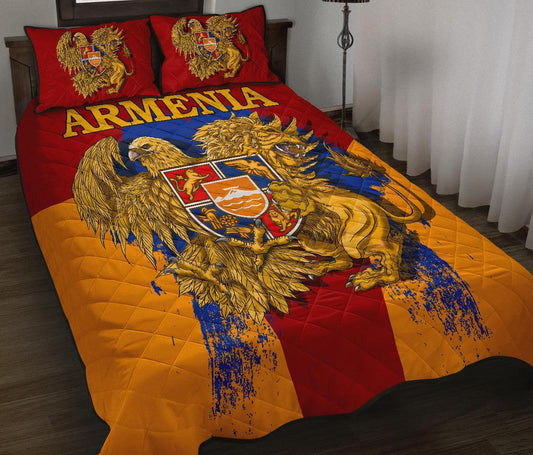 Armenia Special Coat of Arms Quilt Bed Set RLT8