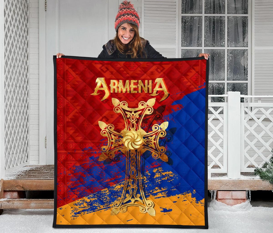 Armenia Khachkar, Armenian Cross Special Quilt RLT8