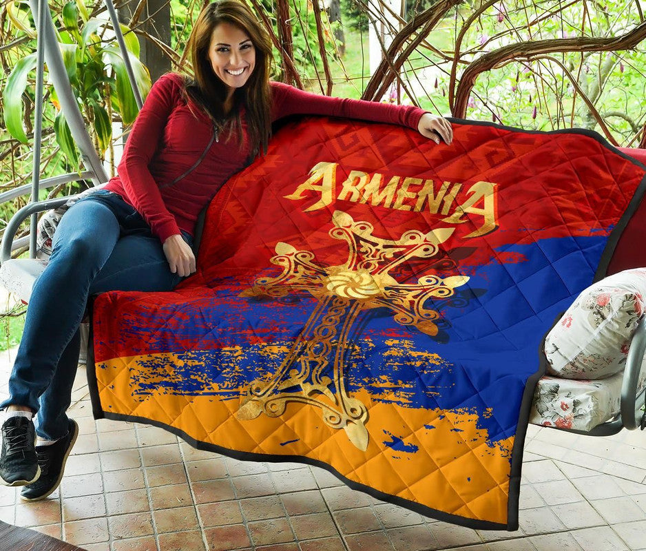 Armenia Khachkar, Armenian Cross Special Quilt RLT8