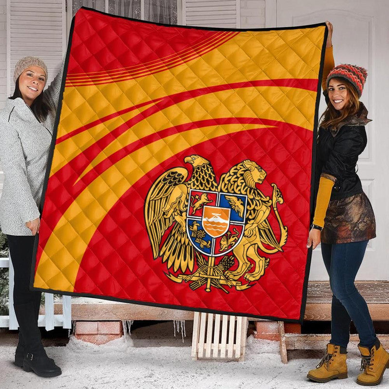 Armenia Coat Of Arms Premium Quilt Cricket RLT8