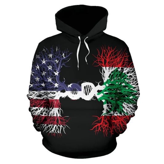 American Grown Lebanon Root DNA Hoodie RLT6