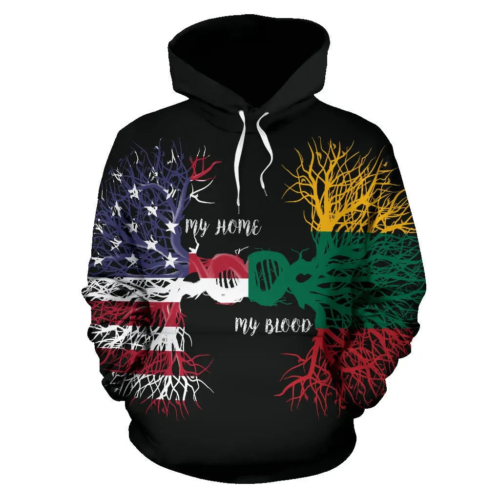 American Grown Lithuania Root DNA Hoodie RLT6
