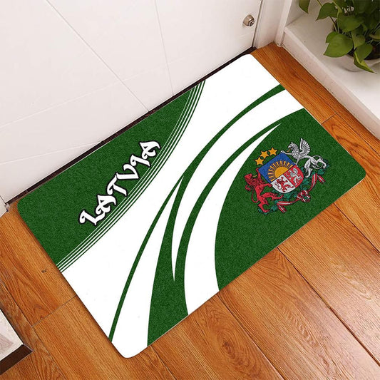 Latvia Coat Of Arms Door Mat Cricket RLT6