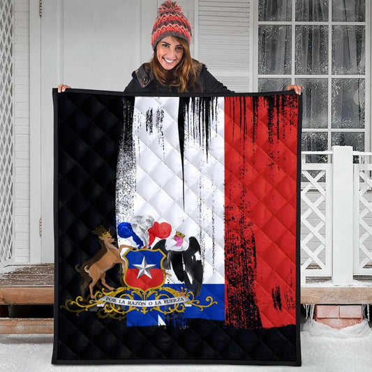 Chile Flag Premium Quilt Flag Style RLT7