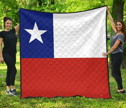 Chile Flag Premium Quilt RLT7