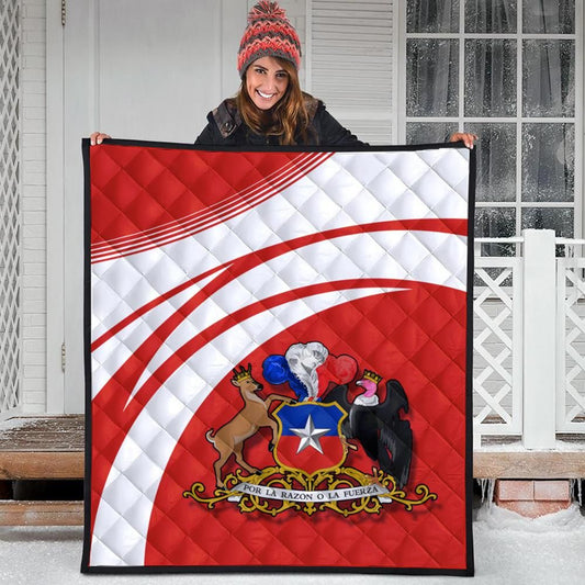 Chile Coat Of Arms Premium Quilt Cricket RLT7