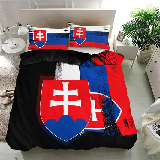 Slovakia Flag Bedding Set Flag Style RLT13