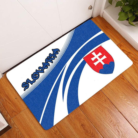 Slovakia Coat Of Arms Door Mat Cricket RLT13