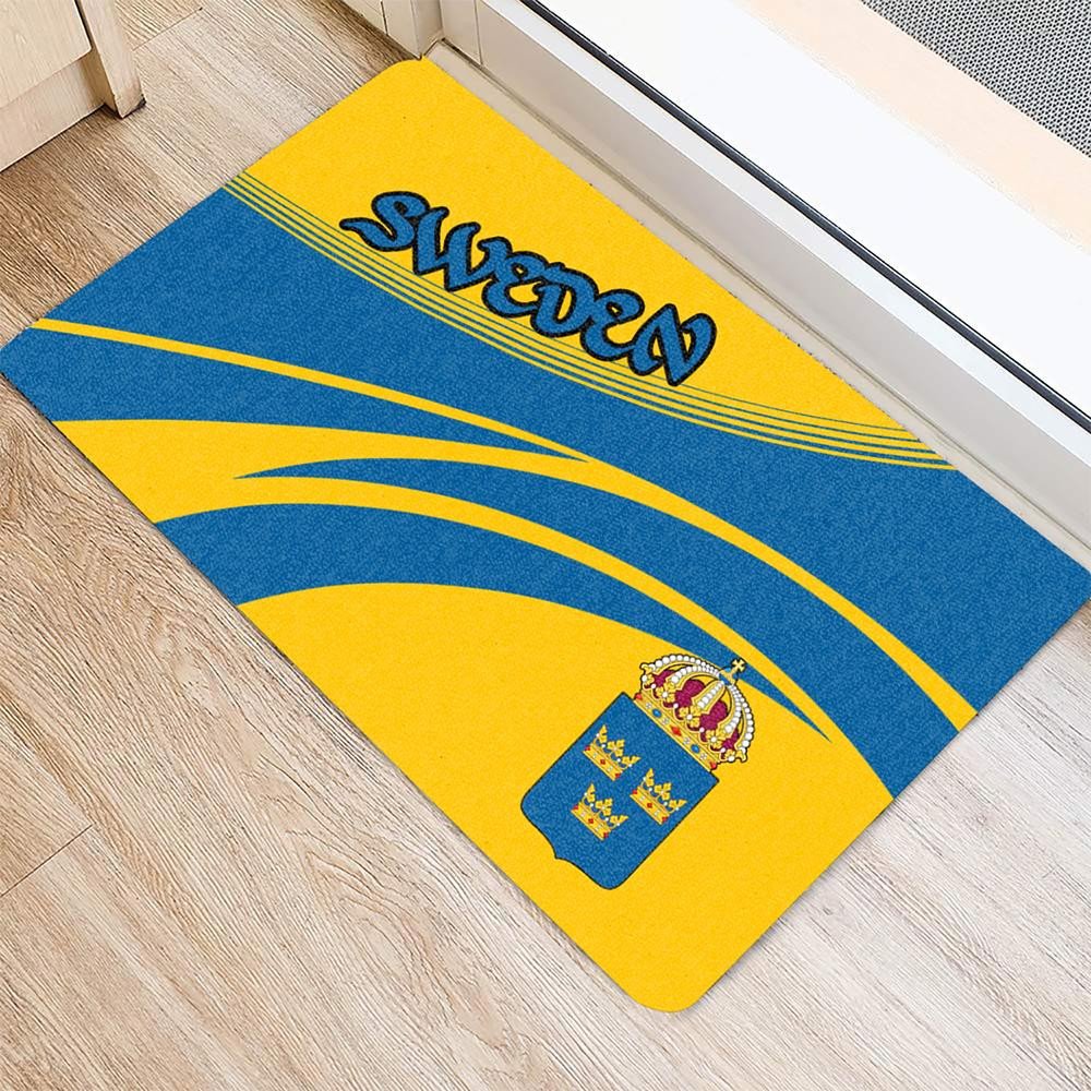 Sweden Coat Of Arms Door Mat Cricket RLT7