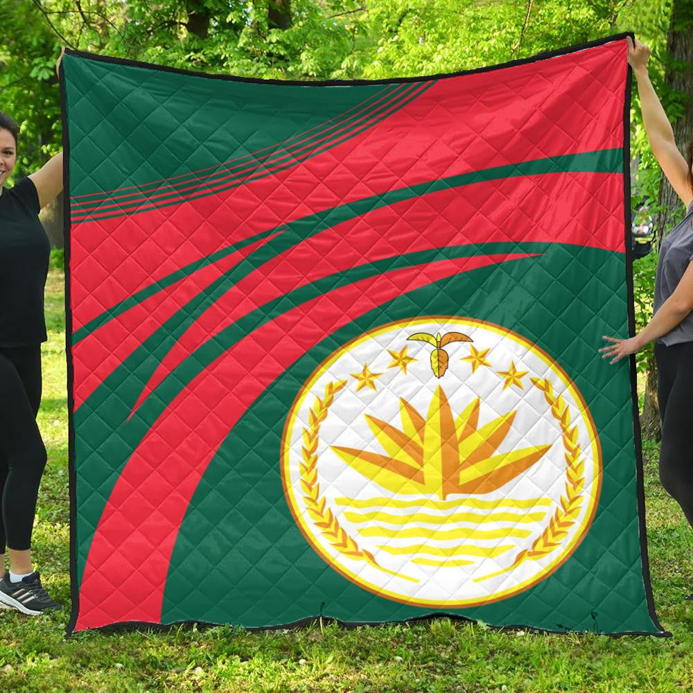 Bangladesh Coat Of Arms Premium Quilt Cricket RLT6