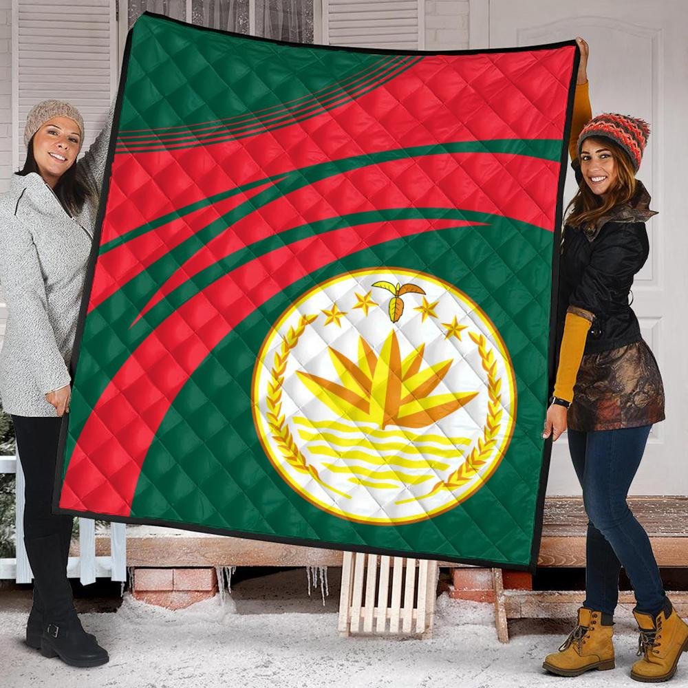 Bangladesh Coat Of Arms Premium Quilt Cricket RLT6