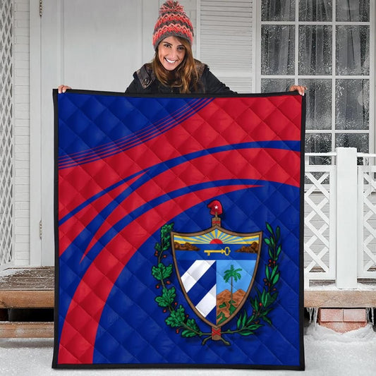 Cuba Coat Of Arms Premium Quilt Cricket RLT13