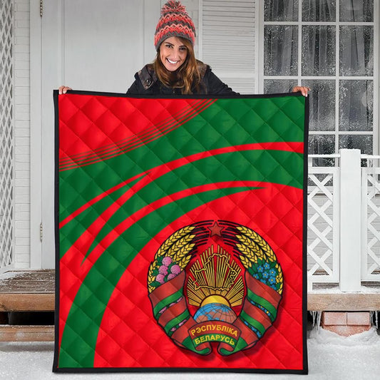 Belarus Coat Of Arms Premium Quilt Cricket RLT6