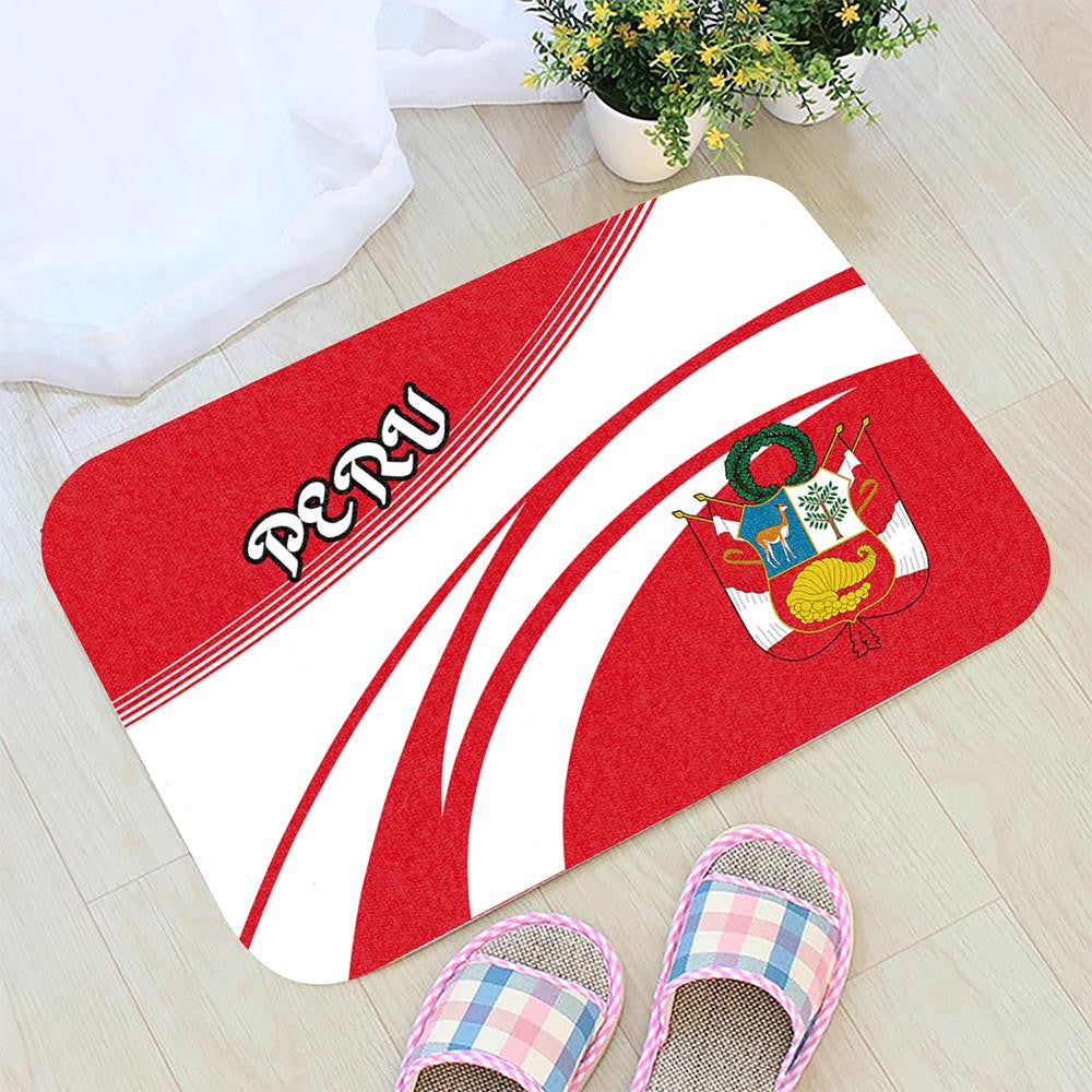 Peru Coat Of Arms Door Mat Cricket RLT7