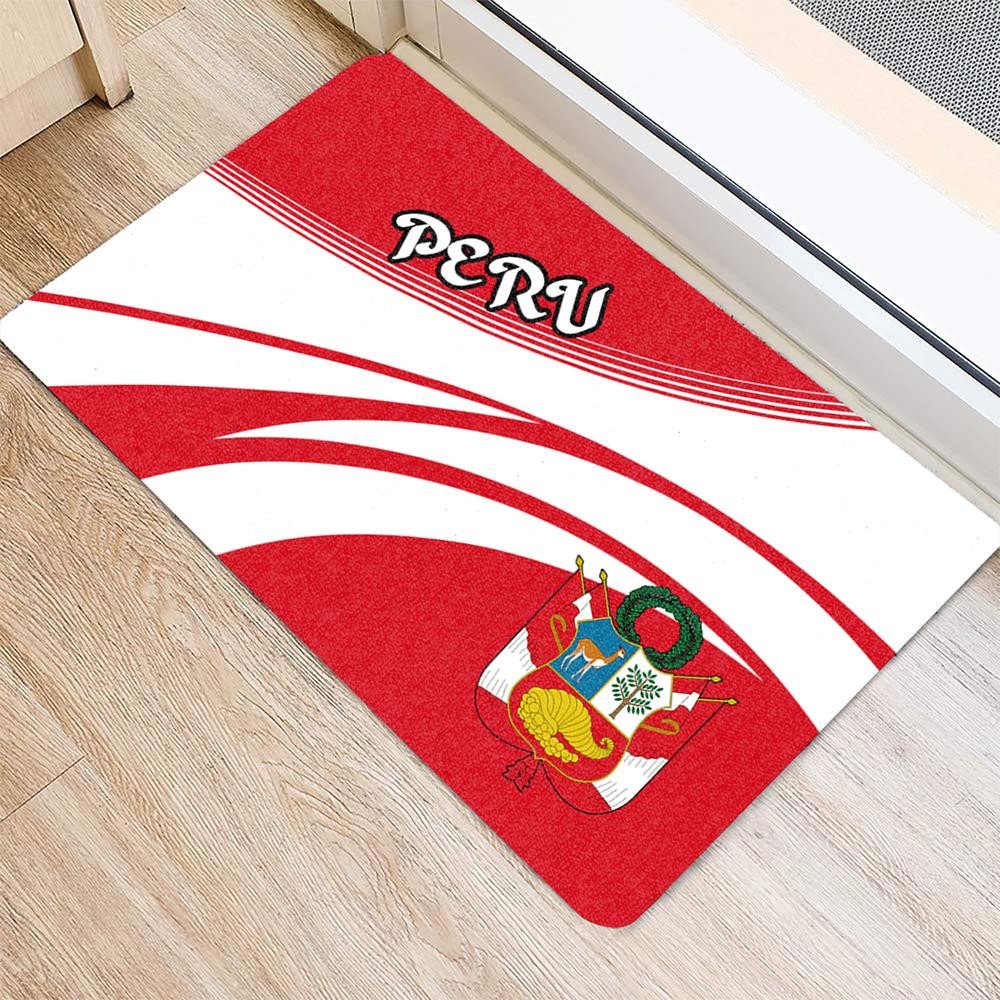 Peru Coat Of Arms Door Mat Cricket RLT7