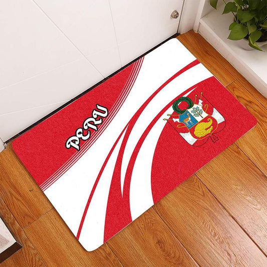 Peru Coat Of Arms Door Mat Cricket RLT7